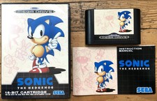 BE - SONIC 1 THE HEDGEHOG COMPLET BOÎTE NOTICE SEGA MEGADRIVE PAL EURO CIB OVP