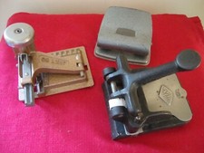 OUTILS INDUSTRIEL PERFORATRICES ET AGRAFEUSE VINTANGE FONTE METAL JAKY 60 FRANCE