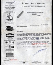 LEVALLOIS-PERRET (92) ACCESSOIRES MACHINES & OUTILLAGE "Ets LANTHIEZ" en 1959