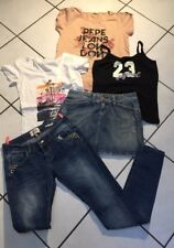 LOT FILLE 14.16 ANS JUPE JEAN DKNY JEAN SKINNY DAYSIE TOP PEPE JEANS  ROXY  ETC