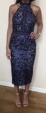 sexy Navy  Midi  formal dress, prom dresses, Homecoming Casual.