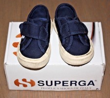 *** BASKETS SUPERGA BLEU MARINE A SCRATCH T. 22 BON ETAT ***
