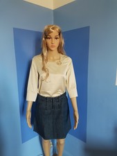 SUPERBE JUPE JEANS // CHANEL // T. 38 //  EX - ETAT