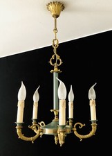 Lustre de style Empire/Directoire bronze véritable France 60/70’