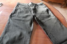 pantalon homme , neuf, noir, taille 46, toile jean, marque optimal