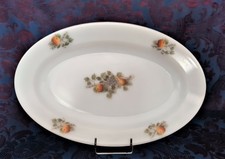 ARCOPAL * FRUITS DE FRANCE * plat ovale four 36 x 23 x 3 cm vintage (A)
