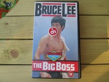 BRUCE LEE THE BIG BOSS VHS VIDEO COLLECTION No1