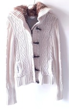 Veste tricot Coton et fourrure synthétique  - Pimkie - taille S