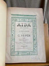 Verdi Aida Carlo Pedrotti Tutti In Maschera partition piano seul ed. Escudier