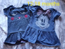 GIRLS NEXT 12-18 mois Bleu Tops Minnie Mouse