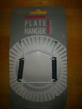 3.5" -5" plaque métallique suspendu blanc Cintre