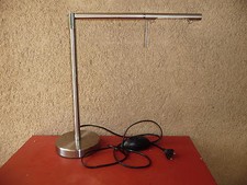  LAMPE BUREAU MINIMALISTE acier  TBE