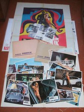 Danger DIABOLIK BAVA MELL 16 Photos 1 Affiche 60x80 + Manuel exploitation 1968