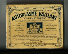 Vieille Boite Métal AUTOPLASME VAILLANT Maison L. FRERE années 20 , Bon Etat