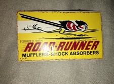 Vintage Road Runner Mufflers Shock Absorbers Sticker