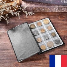 Album Poche Livre de Collection 120 Pièces de Monnaie Numismate Rangement