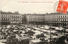 Carte TOULOUSE Le Marché PLace du Capitole