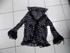 chemise en dentelle noire et blanche 40 42