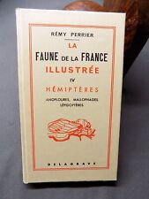 LA FAUNE DE LA FRANCE T.4 Hémiptères, Anoploures, Mallophages, Lépidoptères 