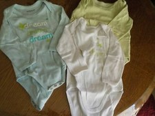 Lot de 3 BODYS - VERT BAUDET - taille 12 mois - 