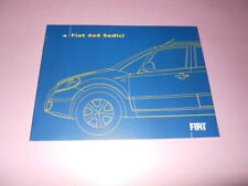 FIAT 4x4 CROSS + SEDICI brochure catalogue prospectus document - édition 02/2006