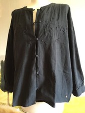 Chemise brodée DES PETITS HAUTS modèle Simille taille 4 ou 40/42.