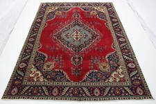 Tapis de Perse Vente D'Entrepôt Täbrizi Miroir 390x300 Noué à la Main 191159