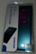 Samsung S-View Flip Cover Folio Case For Samsung Galaxy S5 Case Green New