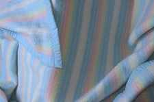 ANCIENNE COUVERTURE LIT ENFANT BEBE 100 X 150 MADE IN FRANCE