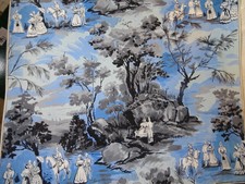 GRAND PAPIER PEINT XX° GOUACHE PEINTURE ATELIER PAUL DUPONT ECOLE FRANCAISE