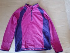 Haut Pull polaire enfant fille rose violet- Taille 10 12 ans - Marque Crivit