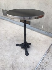Table De Bistro Ronde Avec Pied En Fonte