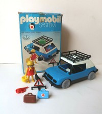 Playmobil Klicky Automobile & Voyageuse 3210 +Boite d origine Jouet Ancien 1977 