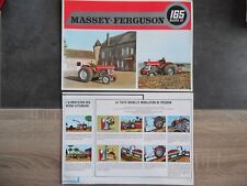 Catalogue MASSEY FERGUSSON – TRACTEUR 165 MARK III – dépliant 6 pages