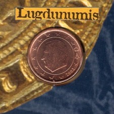 Belgique BU 2002 1 Centime euro BU FDC provenant coffret BU 100000 exemplaires