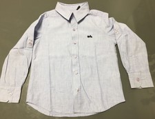Chemise IKKS garçon 5 Ans Bleu Clair Manches Longues Très Bon État