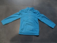 Sweat type polaire bleu turquoise Taille 5-6 ans 