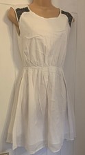 Femme VERA MODA @ ASOS blanc robe d'été-Taille S 10 porté une fois