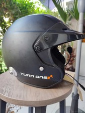 Casque Jet Turn One Jet-RS-Intercom stilo WRC noir mat