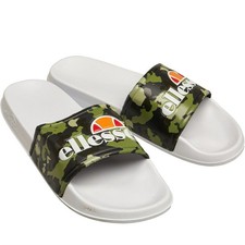Claquettes Ellesse Duke Camo Vert Blanc