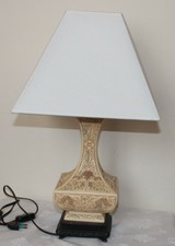 Jolie lampe resine  décore chinois à poser N° 22-78