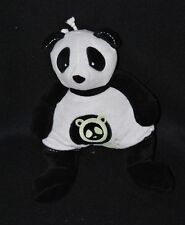 Peluche doudou panda musical OBAIBI OKAIDI noir blanc vert 28 cm NEUF