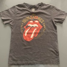Tee Shirt Rolling Stones 4 ans 5 ans Manches Courtes Garçon Marron foncé