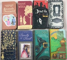 Phone Case Flip Folio Book Wallet iPhone 5,6,7 Samsung Galaxy You Choose