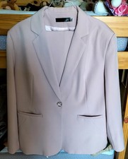 Tailleur pantalon femme - coloris rose pâle - Taille 2XL