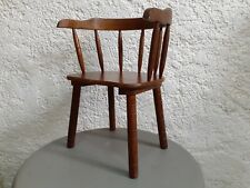 Fauteuil enfant dlg Baumann ancien bois chaise vintage 