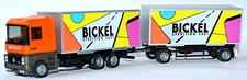 RENAULT AE MAGNUM Kofferhängerzug Bickel Transporteur 2001 - 1:87 Albédo 700137