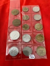 Lot de 14 pièces de monnaie ancienne francs ( La Réunion et l'Afrique équatorial