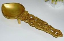 Laiton Naag Diya Support Reptile Gravure Sur Poignée Handmade Lampe Dec EK150