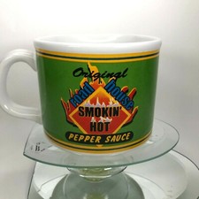 Vtg Bay Island Soup Bowl Original Road House Smokin Hot Pepper Sauce Mug Cup C8